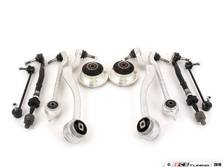 ES#2792622 - 31129068753KT1 - Front Suspension Refresh Kit - Level 2 - Control arms, tie rods, and stabilizer end links for a more complete front suspension rebuild - Assembled By ECS - BMW
