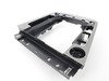 ES#3485577 - 5GM864263CDQH - Center console shifter trim - Satin black/brushed - This piece holds the start/stop button and shift boot assembly - Genuine Volkswagen Audi - Volkswagen