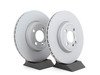 ES#2598704 - 34116858652KT15 - Front & Rear Brake Service Kit - Featuring Zimmerman rotors and ECS DD23 Daily Driver ceramic pads - Assembled By ECS - MINI