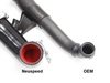 ES#2998948 - 48.02.47 - HI-FLO Turbo Discharge Conversion - Black - Remove serious restriction from the discharge side of the turbocharger - Neuspeed - Audi Volkswagen