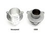 ES#2998948 - 48.02.47 - HI-FLO Turbo Discharge Conversion - Black - Remove serious restriction from the discharge side of the turbocharger - Neuspeed - Audi Volkswagen