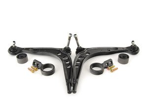 ES#1892315 - E30SUSREF1-KT - Front Suspension Rebuild Kit - Level 1 - Eliminate worn suspension components causing front end shimmy with new control arms, ball joints, and upgraded control arm bushings. - Assembled By ECS - BMW