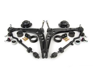 ES#1892316 - E30SUSREF2-KT - Front Suspension Rebuild Kit - Level 2 - Completely rebuild your front suspension! Includes level one plus strut mounts, sway bar end links, and tie rods. - Assembled By ECS - BMW
