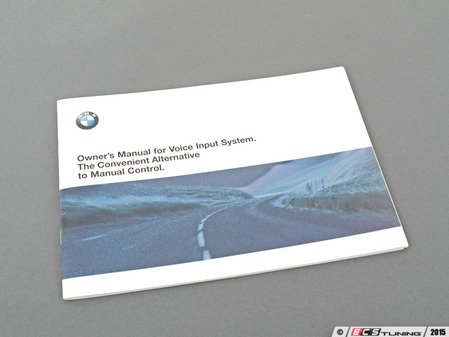 ES#200538 - 84110027942 - Owner's Manual Voice Recognition  - Original Owners manual for voice recognition system - Genuine BMW - BMW