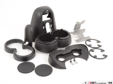 ES#2975760 - 51169812555KT - Rear Cup Holder Retrofit Kit - Without Front Center Armrest R60 - Upgrade and add those extra cup holders right behind the center rail - Genuine MINI - MINI