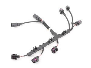 ES#2570519 - 06F971082K - Fuel Injector Wiring Harness - Replace your cracked or corroded harness to ensure proper fueling - Genuine Volkswagen Audi - Audi Volkswagen