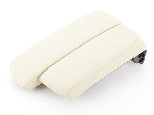 ES#84049 - 51167155629 - Split Center Armrest - Lemon Dakota Leather - Featuring a sliding driver's side armrest - Genuine BMW - BMW