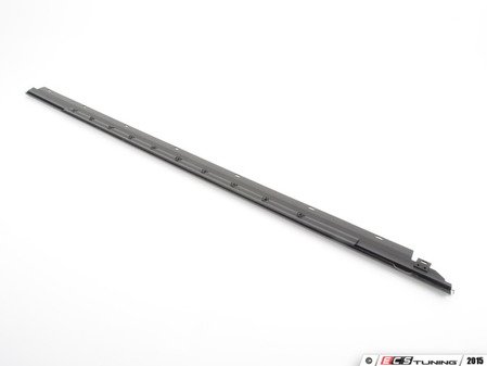 ES#367391 - 4B0853283M2ZZ - Front Outer Window Slot Seal - Left - With chrome trim strip - Genuine Volkswagen Audi - Audi
