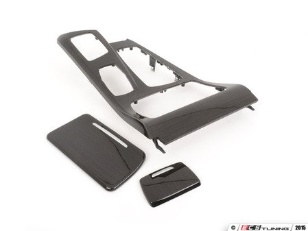 ES#2100997 - 51169206377 - Center console trim set - Anthracite wood - Genuine BMW - BMW