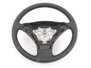 ES#54026 - 32346774456 - Steering Wheel Leather - Black - Genuine BMW - BMW