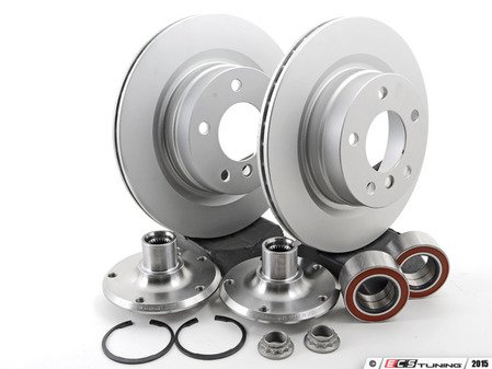 ES#2762927 - 33416760056KT - Rear Hub Conversion Kit - Reduces rear hub offset by 10mm to increase wheel choices - Assembled By ECS - BMW