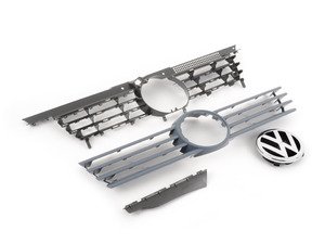 ES#261272 - 1J5853651KGRU - Grille Assembly - Primed - (NO LONGER AVAILABLE) - Complete grille assembly from 1999-2003 models, including VW emblem - Genuine Volkswagen Audi - 