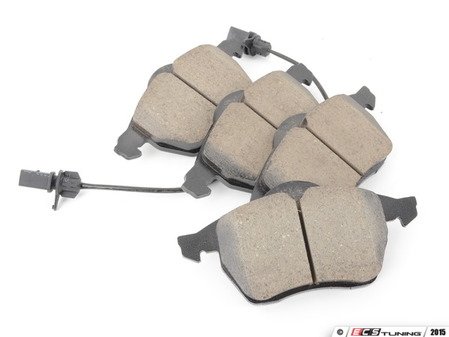 ES#2072558 - EUR840 - Front Euro Ceramic Brake Pad Set - For those looking for a low dust replacement brake pad - Akebono - Audi Volkswagen