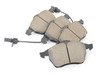 ES#2072558 - EUR840 - Front Euro Ceramic Brake Pad Set - For those looking for a low dust replacement brake pad - Akebono - Audi Volkswagen