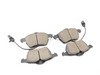 ES#2072558 - EUR840 - Front Euro Ceramic Brake Pad Set - For those looking for a low dust replacement brake pad - Akebono - Audi Volkswagen
