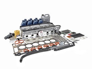 ES#2918759 - 11127514540-1KT - Complete Cylinder Head Ultimate Replacement Kit - Everything you will need to do a head service on your BMW, plus a new thermostat, thermostat housing, a magnetic drain plug, a camshaft position sensor, spark plugs, and ignition coils - Assembled By ECS - BMW