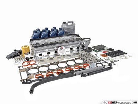 ES#2918759 - 11127514540-1KT - Complete Cylinder Head Ultimate Replacement Kit - Everything you will need to do a head service on your BMW, plus a new thermostat, thermostat housing, a magnetic drain plug, a camshaft position sensor, spark plugs, and ignition coils - Assembled By ECS - BMW