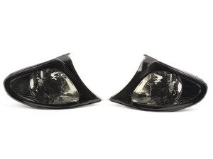 ES#2808234 - 4441511PTU2S - Light Smoke Corner Assembly - Pair - (NO LONGER AVAILABLE) - Direct replacements for the stock amber corner lights - Depo - BMW