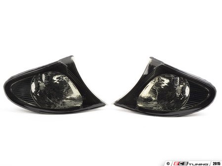 ES#2808234 - 4441511PTU2S - Light Smoke Corner Assembly - Pair - (NO LONGER AVAILABLE) - Direct replacements for the stock amber corner lights - Depo - BMW