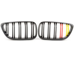 ES#2973056 - 015737ECS04A - Blackout Grille Set - German Flag - Add style and individuality to your BMW in minutes! - ECS - 