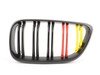 ES#2973056 - 015737ECS04A - Blackout Grille Set - German Flag - Add style and individuality to your BMW in minutes! - ECS - 