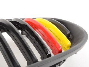 ES#2973086 - 007967ECS06A - Blackout Grille Set - German Flag  - (NO LONGER AVAILABLE) - Add style and individuality to your BMW in minutes! - ECS - 