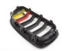 ES#2973088 - 007971ECS01A - Blackout Grille Set - German Flag - (NO LONGER AVAILABLE) - Add style and individuality to your 5 Series in minutes! - ECS - BMW