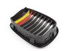 ES#2973062 - 007969ECS01A - Blackout Grille Set - German Flag - (NO LONGER AVAILABLE) - Add style and individuality to your BMW in minutes! - ECS - 