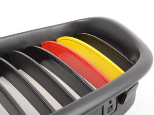ES#2973062 - 007969ECS01A - Blackout Grille Set - German Flag - (NO LONGER AVAILABLE) - Add style and individuality to your BMW in minutes! - ECS - 