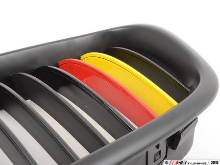 ES#2973062 - 007969ECS01A - Blackout Grille Set - German Flag - (NO LONGER AVAILABLE) - Add style and individuality to your BMW in minutes! - ECS - 