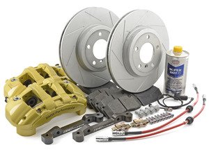 ES#2999152 - 341136467KT - ECS 6-Piston Front Big Brake Kit (325x25) - Give your BMW incredible stopping power - featuring 1-piece slotted ECS V5 coated rotors. - Assembled By ECS - BMW