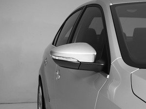 ES#2959948 - 0124300ECS02A-03 - Mirror Cap Set - Brushed Aluminum - (NO LONGER AVAILABLE) - Replacement side mirror caps finished in brushed aluminum-look plating - ECS - 