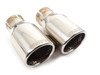 ES#2827619 - SSXAU504 - Cat-Back Exhaust System - Non-Resonated - 2.5" stainless steel with twin 76.2mm polished tips - Milltek Sport - Audi