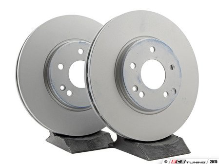 ES#2598529 - 2104212512KT3 - Front Brake Rotors - Pair - Does not include brake rotor securing screws - ATE - Mercedes Benz