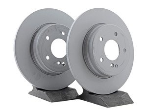 ES#2999093 - 2104230512kt6KT - Rear Brake Rotors - Pair - Solid Rotors - Zimmermann - Mercedes Benz