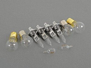 ES#2952359 - N0177612kKT - Bulb Refresh Kit - Complete set of head light and tail light bulbs - Assembled By ECS - Volkswagen