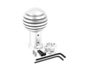 ES#2857656 - FF.SSK.901.AL.SS - Slotted Billet Aluminum Shift Knob - Silver - (NO LONGER AVAILABLE) - Stylish solid aluminum shift knob with adjustable height - Function-First - 