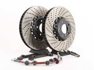 ES#2992041 - 003899ECS01KT2 -  Front Brembo 19z 6-piston Big Brake Conversion Kit (380x38mm) - (NO LONGER AVAILABLE) - ECS-engineered brackets, rotors, and lines allow conversion to six-piston Porsche calipers (sold separately) - ECS - 