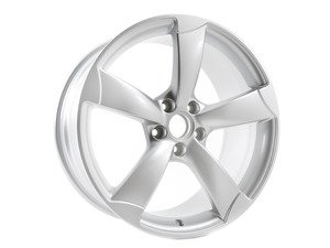 ES#2600520 - 8J0601025CP - 19" 5-spoke 'rotor' wheel - priced each - 19"x9" ET52 5x112 Silver - Genuine Volkswagen Audi - Audi