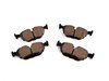 ES#240271 - eur396 - Rear Euro Ceramic Brake Pad Set  - Keeps your wheels virtually free from dust and provides stopping power you expect. - Akebono - BMW