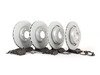 ES#2593034 - 34112227172KT - Front & Rear Brake Service Kit - Featuring ECS V5 coated rotors and ECS DD23 "Daily Driver" ceramic pads. - Assembled By ECS - BMW