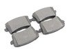 ES#2960483 - 104.13861 - Posi Quiet Semi-Metallic Rear Brake Pad Set - Semi-metallic formula for consistent braking. Includes shims. - Centric - Audi