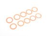 ES#2266 - N138492 10PACK - Copper Drain Plug Washer - Pack Of 10 - Replace with every oil service to prevent leaks. M14x20x1.5 - Victor Reinz - Audi Volkswagen