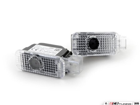 ES#2925540 - 4G0052130A - LED Puddle Lights Set - Audi Rings - (NO LONGER AVAILABLE) - Enhance you door puddle lighting appearance. Per Audi: (Part must no longer be used, not available for ordering at this time) - Genuine Volkswagen Audi - 