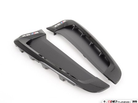 ES#2954014 - 51712354932KT - M Performance Side Grilles - Add a sleek sporty look with these gloss black fender grilles - Genuine BMW M Performance - BMW