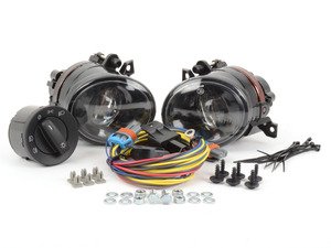 ES#2838973 - 1K0998020KT - Fog Light Kit - Projector - Fog lamp kit for customers who already have fog grilles - Assembled By ECS - Volkswagen