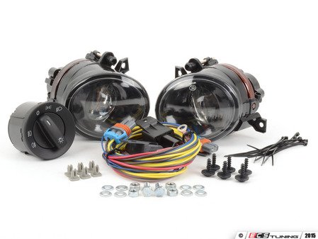 ES#2838973 - 1K0998020KT - Fog Light Kit - Projector - Fog lamp kit for customers who already have fog grilles - Assembled By ECS - Volkswagen