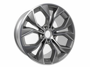 ES#2920931 - 36116862890 - 19" Y-Spoke Style 608 Reflex Silver Wheel - Priced Each - 19x8.5 ET 38 72.6 CB - Genuine BMW - BMW