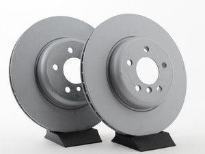 ES#2763671 - 34216775289kt1 - Rear Brake Rotors - Pair (345x24) - Replace your brake rotors and restore your stopping power - Zimmermann - BMW