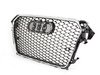 ES#3005993 - 015865ECS03KT - RS4 Mesh Style Grille - Black With Chrome Frame - Add a sleek new look to your front end with an RS style mesh grille - ECS - Audi